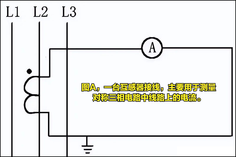 一台LZZBJ9-35电流互感器接线示意图